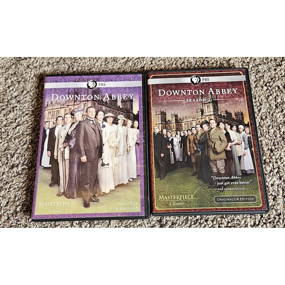 Downton Abbey Complete Seasons 1 & 2 DVD Set SERIES PBS Sealed‎ NEW!